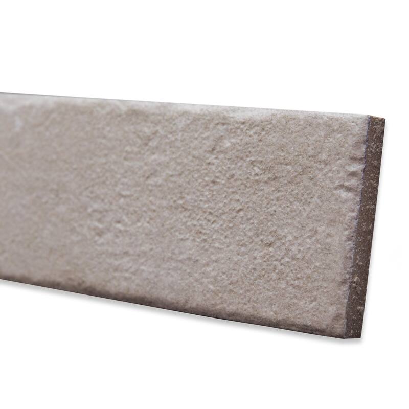 Merola Tile Tucson Greige 1-7/8" x 17-3/4" Porcelain Floor and Wall Tile