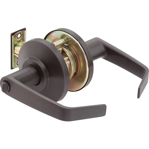Best Access 7KC30L15DS3 7KC Series Privacy Door Lever Set with "15" Lever, "D" Trim, S3 Strike and 2-3/4" Backset