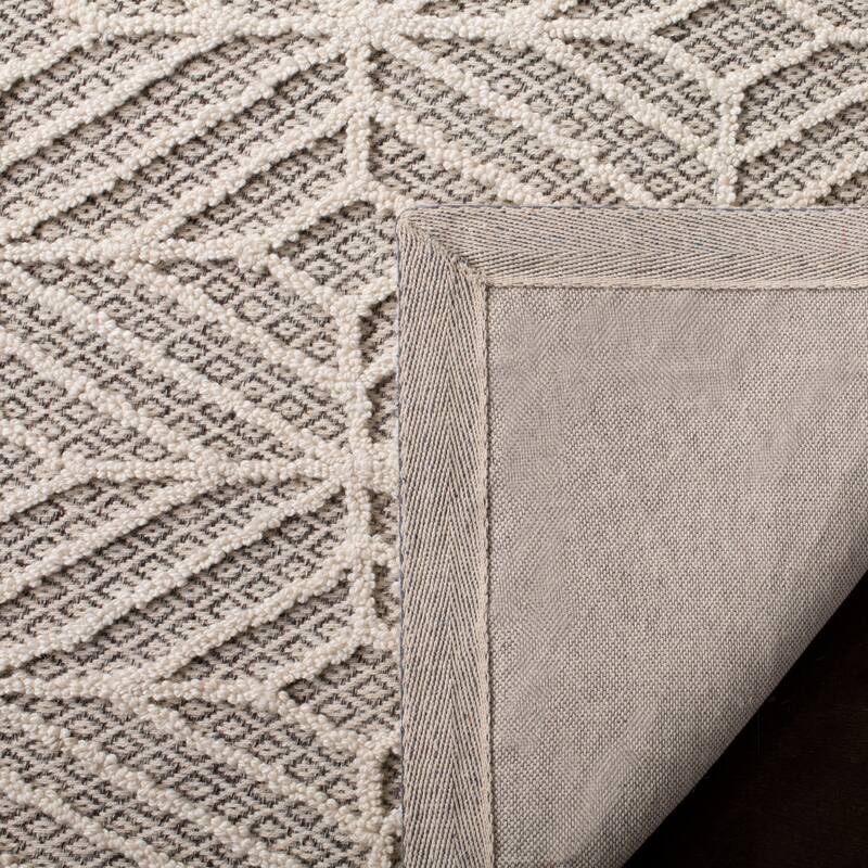 SAFAVIEH Handmade Trace Lakeisha & Contemporary Geometric Wool Rug