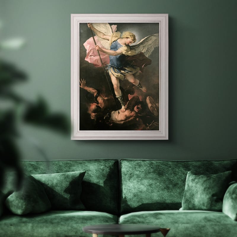 St. Michael Premium Framed Canvas- Ready to Hang