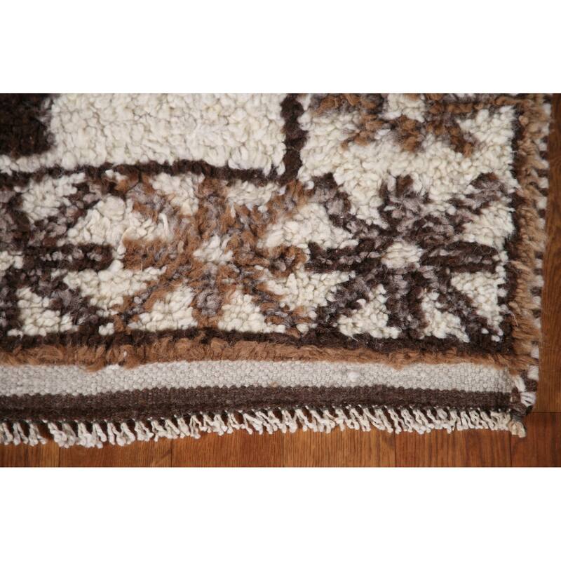 Anatolian Tribal Turkish Runner Rug Handmade Wool Carpet - 3'5"x 11'0"