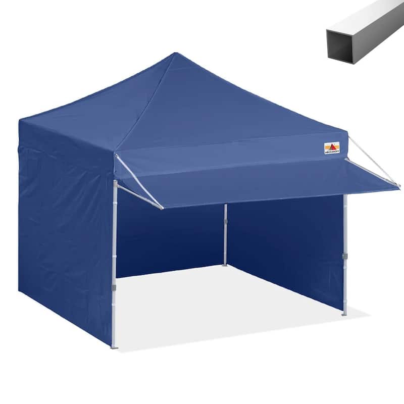 ABCCANOPY Pop up Canopy Tent with Awning and Sidewalls - 10ftx10ft - Navy