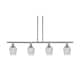 Option Brushed Satin Nickel / Clear Spiral Fluted