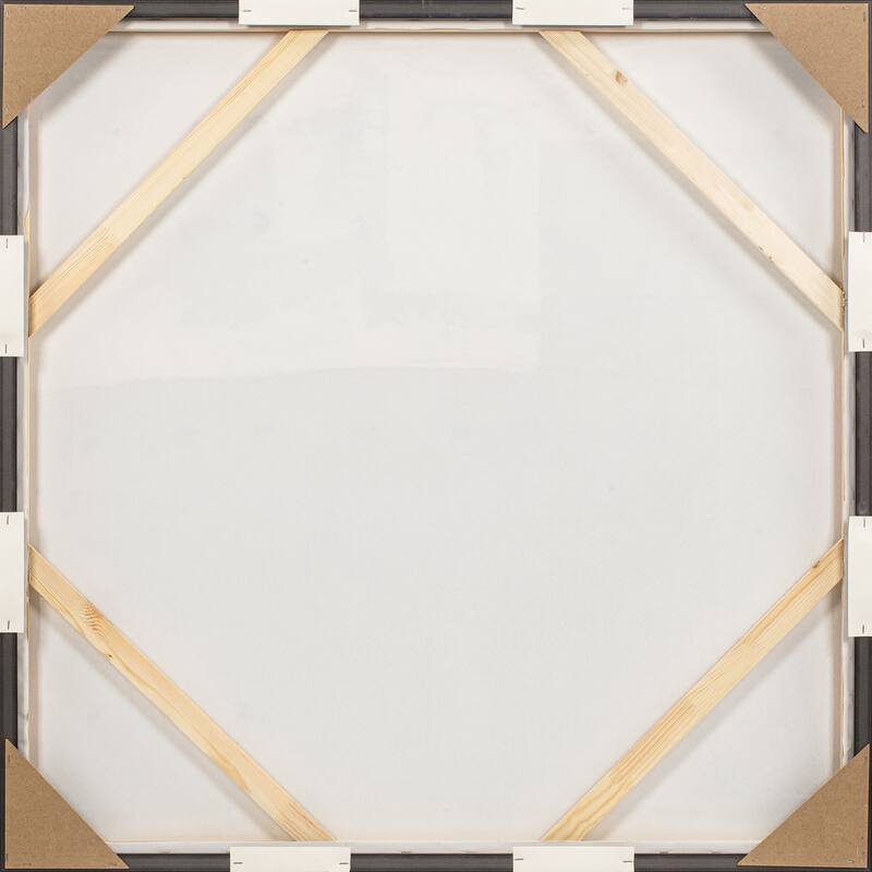 Canvas Wall Art Wood Frame Textured Design for Home Office - 40" Multi