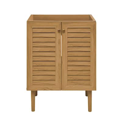 Bron 24" Bathroom Vanity In Oak- Cabinet Only