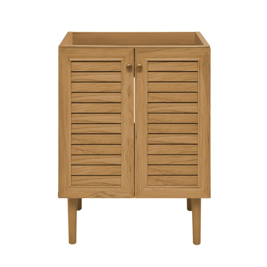 Bron 24" Bathroom Vanity In Oak- Cabinet Only