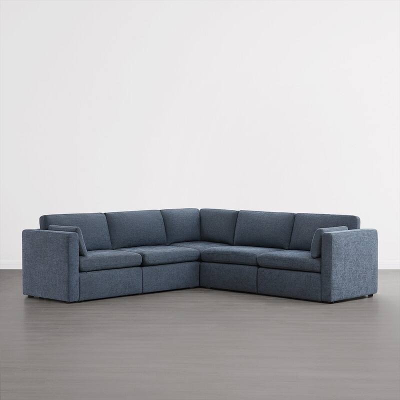 Spruce & Spring Mia Oversized Modular Sectional Fabric Sofa Set