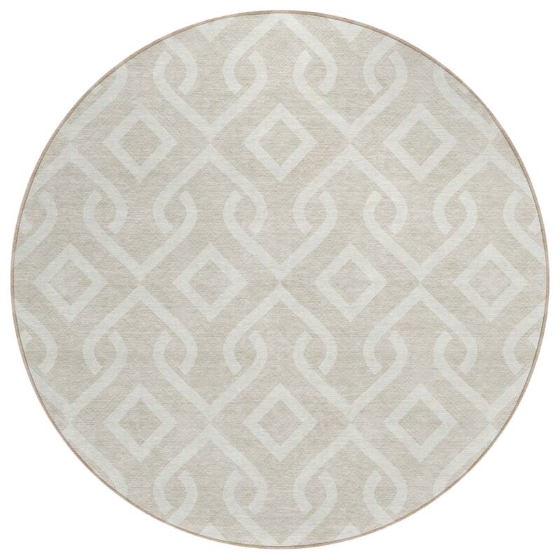 HomeRoots Geometric Transitional Rectangle Outdoor Rug