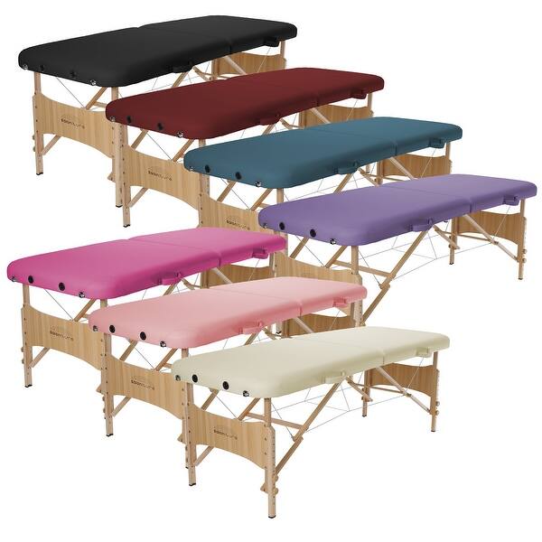 Shop Saloniture Basic Portable Folding Massage Table Overstock