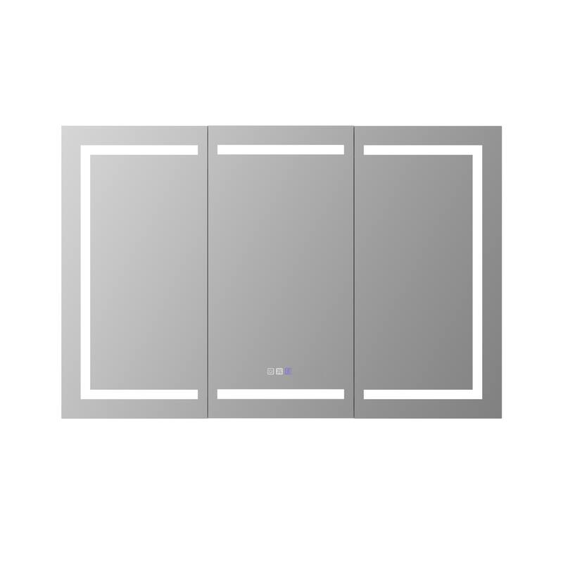Modland 48"-72"W x 36"H Lighted Bathroom Medicine Cabinet with Backlit & Frontlit Modes,Anti-Fog