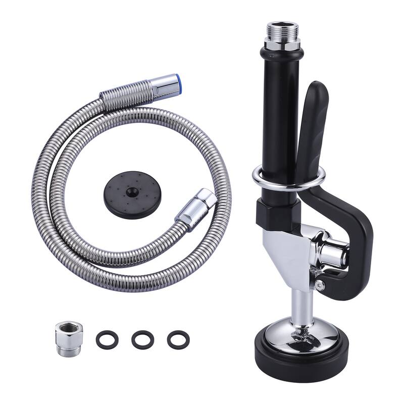 WOWOW Pre Rinse Spray Valve Hose for Commercial Sink Faucet - 38-inch
