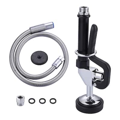 WOWOW Pre Rinse Spray Valve Hose for Commercial Sink Faucet