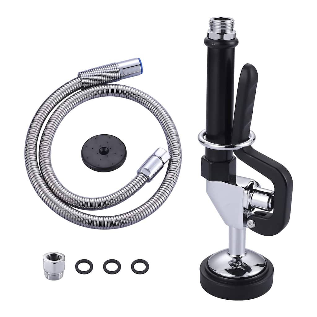 WOWOW Pre Rinse Spray Valve Hose for Commercial Sink Faucet