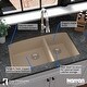preview thumbnail 22 of 56, Karran Undermount Quartz Double Bowl Kitchen Sink