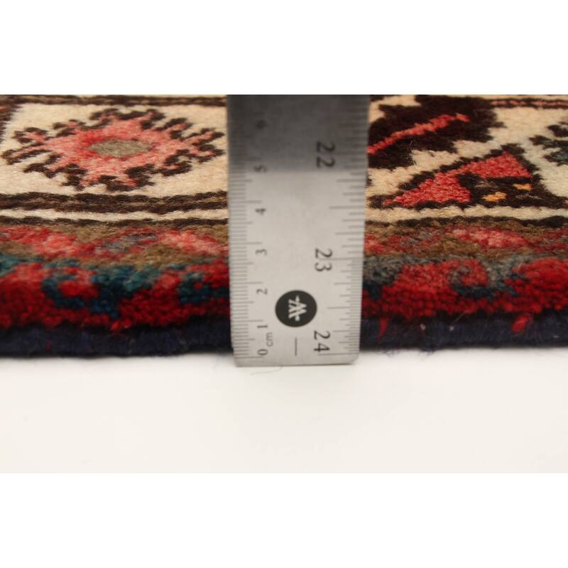 ECARPETGALLERY Hand-knotted Andelz Navy Wool Rug - 3'7 x 11'0