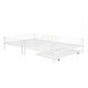 preview thumbnail 23 of 25, Industrial Modern Full XL Over Queen Metal Bunk Bed with Trundle, Save Space or Split Into 2 Beds, Crafted For Safety, Black