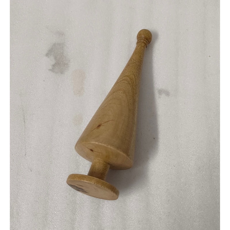 Wooden Christmas Tree Tabletop Decoration - 8" - Brown