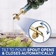 preview thumbnail 141 of 196, COOK WITH COLOR Glass Olive Oil Bottle Dispenser - 2 Pack- 17oz Oil and Vinegar Carafe Decanter