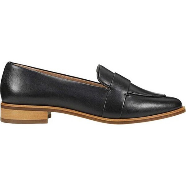 aerosoles loafers black leather