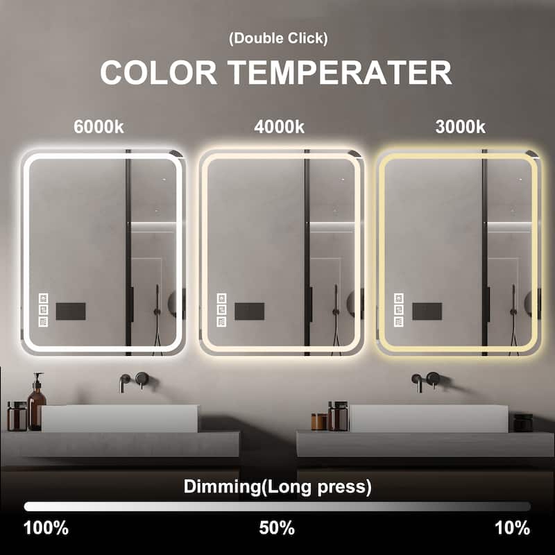 Bathroom Mirror with LED Lights