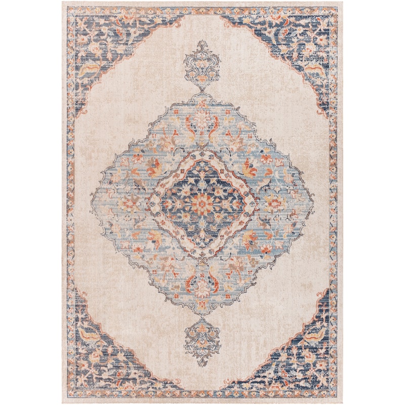 Livabliss Grania Indoor/ Outdoor Distressed Persian Area Rug