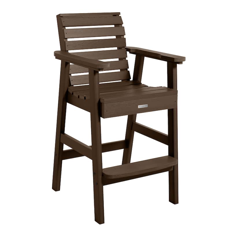 HIGHWOOD Weatherly Bar Height Armchair - Weathered Acorn