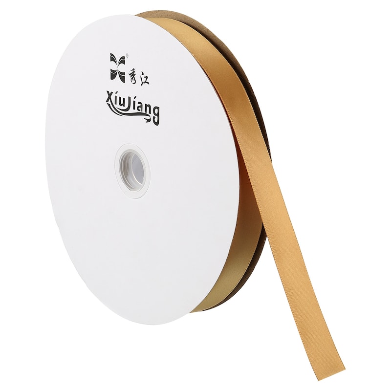 Satin Ribbon, Double Face Solid Crafts Roll for Party Home Decoration