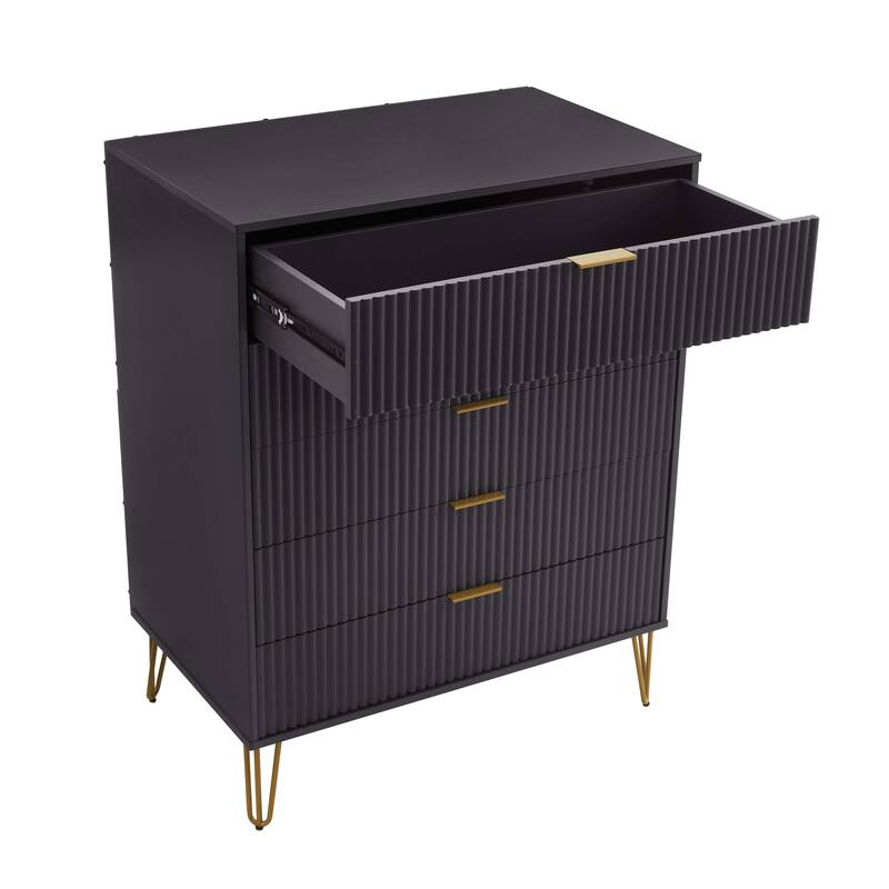 Manhattan Comfort 2-Piece Dumbo Modern Multi Drawer Dresser Set