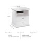 preview thumbnail 6 of 4, Signature Design by Ashley Bostwick 1-drawer White Nightstand