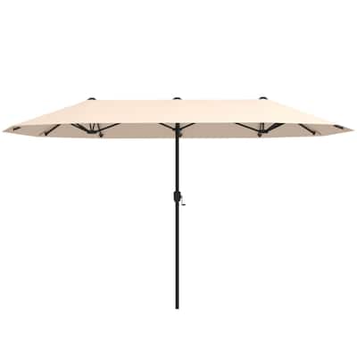 Costway 13 FT Large Patio Umbrella Outdoor Double-Sided Table Market - See Details