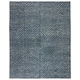 preview thumbnail 1 of 3, Florean Handmade Dotted Blue/ Gray Area Rug 9'X12' - Rectangle
