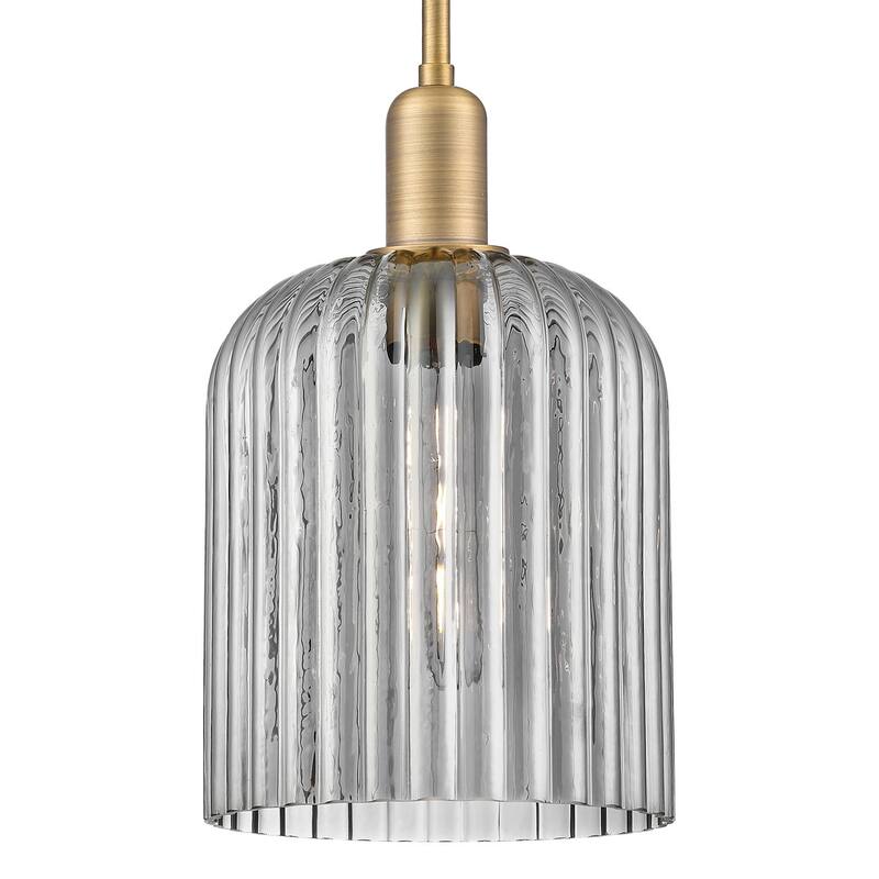 Innovations Lighting 716-1S-G559-8SM Bridal Veil 8" Wide Mini Pendant - Brushed Brass