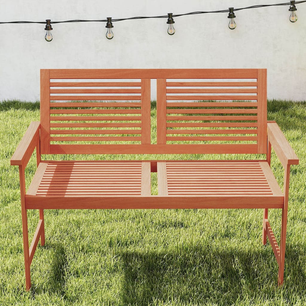 Costway 2-Person Patio Bench with Slatted Backrest and Seat Garden - See Details