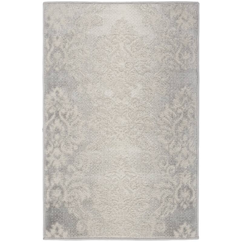 Distressed Non Skid Stain Resistant Low Pile Area Rug - 36' X '24' X '0.25