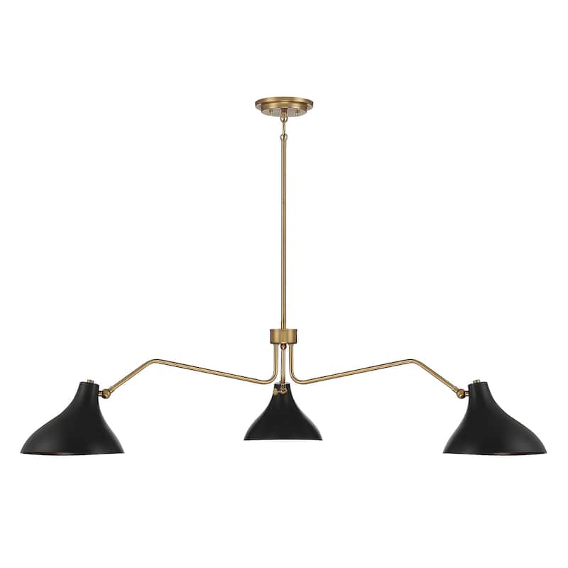 Meridian M7019 3 Light 55" Wide Chandelier