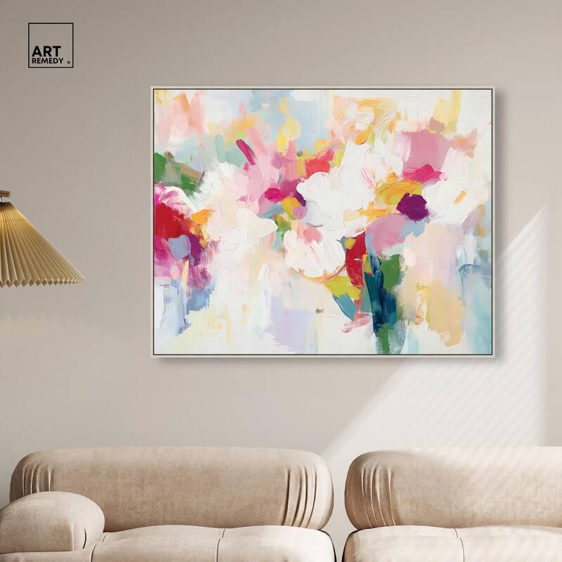 Saturated Colors I Canvas by Art Remedy