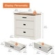 preview thumbnail 40 of 71, WAMPAT Mid Century Modern Dresser, 31.9" Tall Storage Cabinet with Drawers