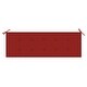 preview thumbnail 5 of 7, vidaXL 3-Seater Patio Bench with Cushion 59.1" Solid Eucalyptus Wood - 59.1" x 23.6" x 35"