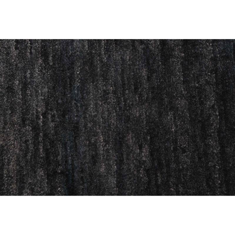 ECARPETGALLERY Hand-knotted Pak Finest Gabbeh Dark Navy Wool Rug - 4'1 x 5'11