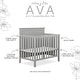 preview thumbnail 4 of 5, Dream On Me Ava 4-in-1 Convertible Mini Crib