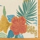 preview thumbnail 3 of 9, Reyn Spooner Fresco Laka Ivory/Blue/Yellow Floral Lei Flatweave Indoor/ Outdoor Area Rug