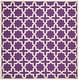 preview thumbnail 170 of 183, SAFAVIEH Handmade Cambridge Trudie Geometric Wool Rug 6' Square - Purple/Ivory - Square