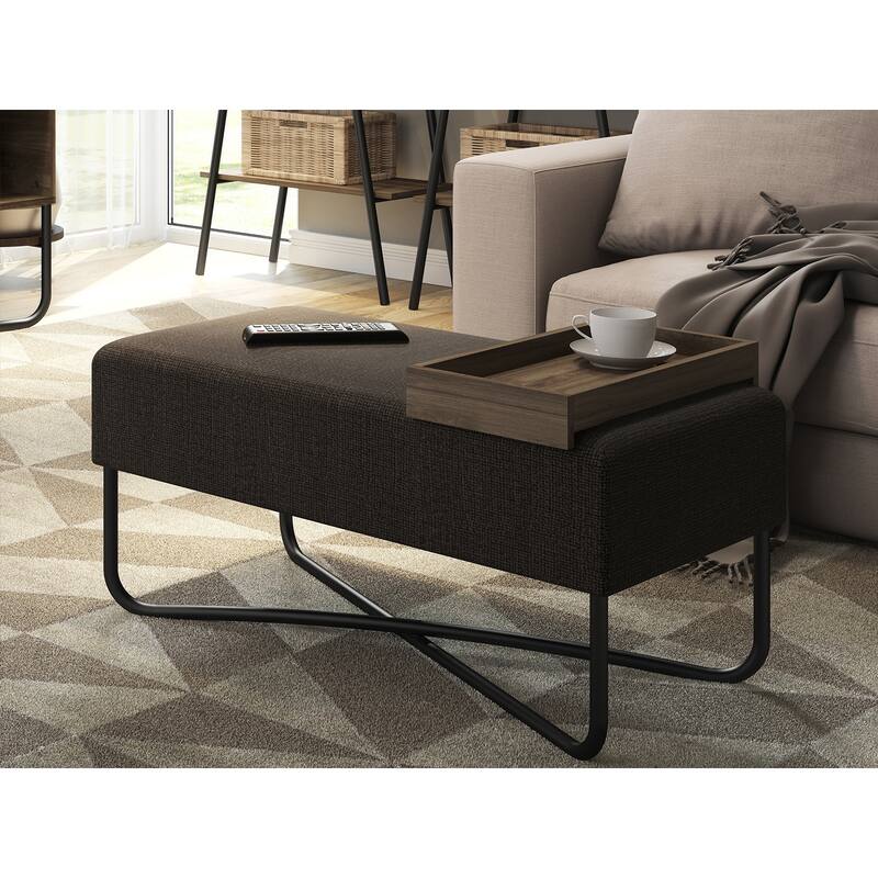 ACE bench linen fabric with tray.