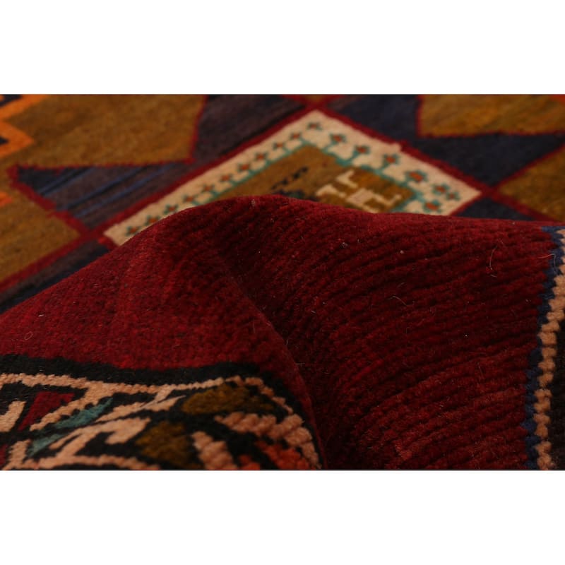 ECARPETGALLERY Hand-knotted Konya Anatolian Dark Red Wool Rug - 3'3 x 12'4