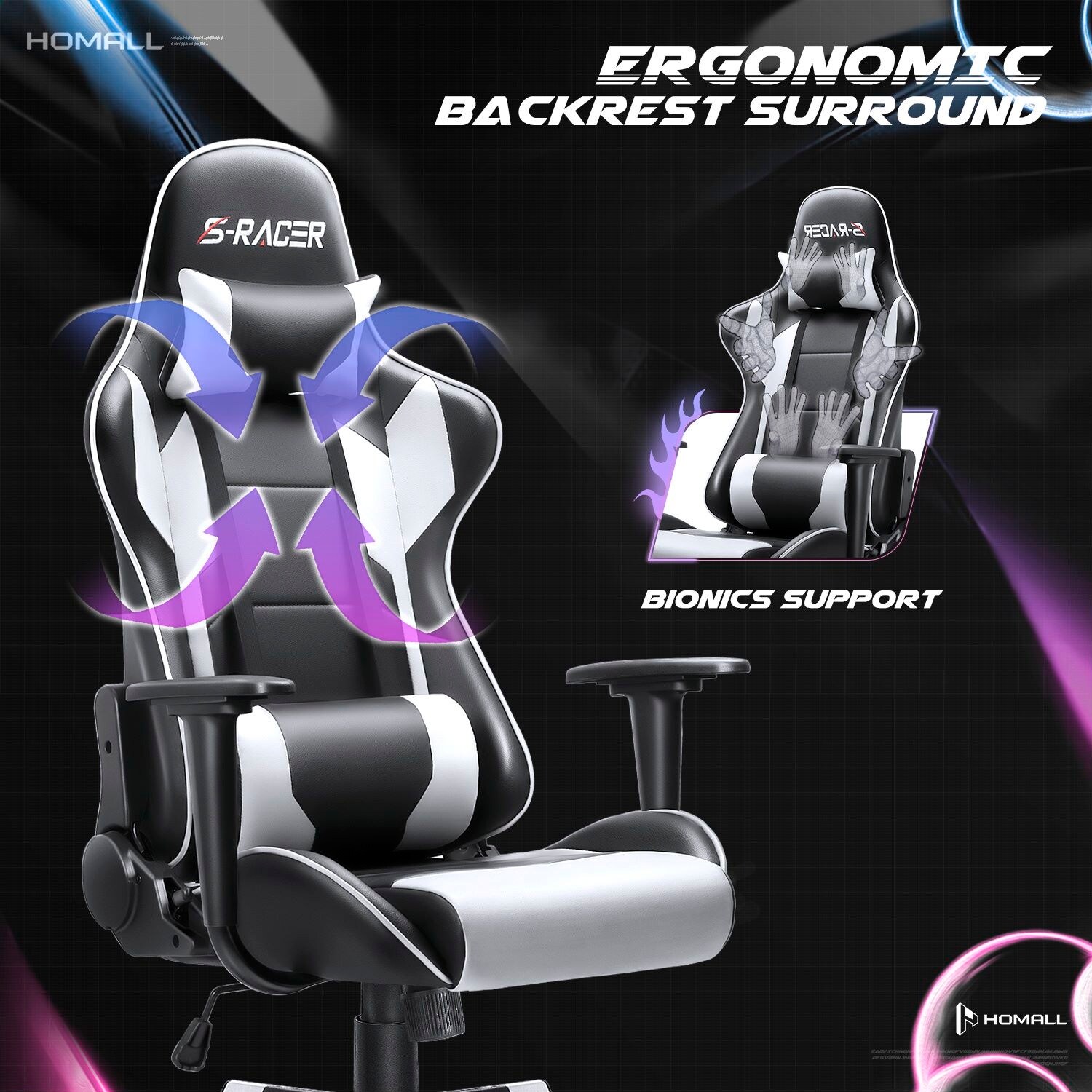 Homall gaming chair office deals