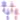 Grabease Baby Spoons Baby Led Weaning Supplies Toddler Forks, 2 Sets, Blush and Lavender