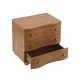 preview thumbnail 7 of 23, Christopher Knight Home - Modern Minimalist 23.62" Nightstand with Roller Glide Drawers & Solid Wood Legs, Versatile Home Use