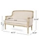 preview thumbnail 3 of 18, Trask Upholstered Loveseat by Christopher Knight Home