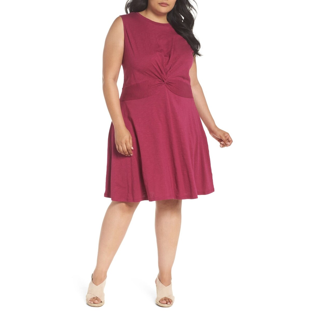 fuschia purple dress