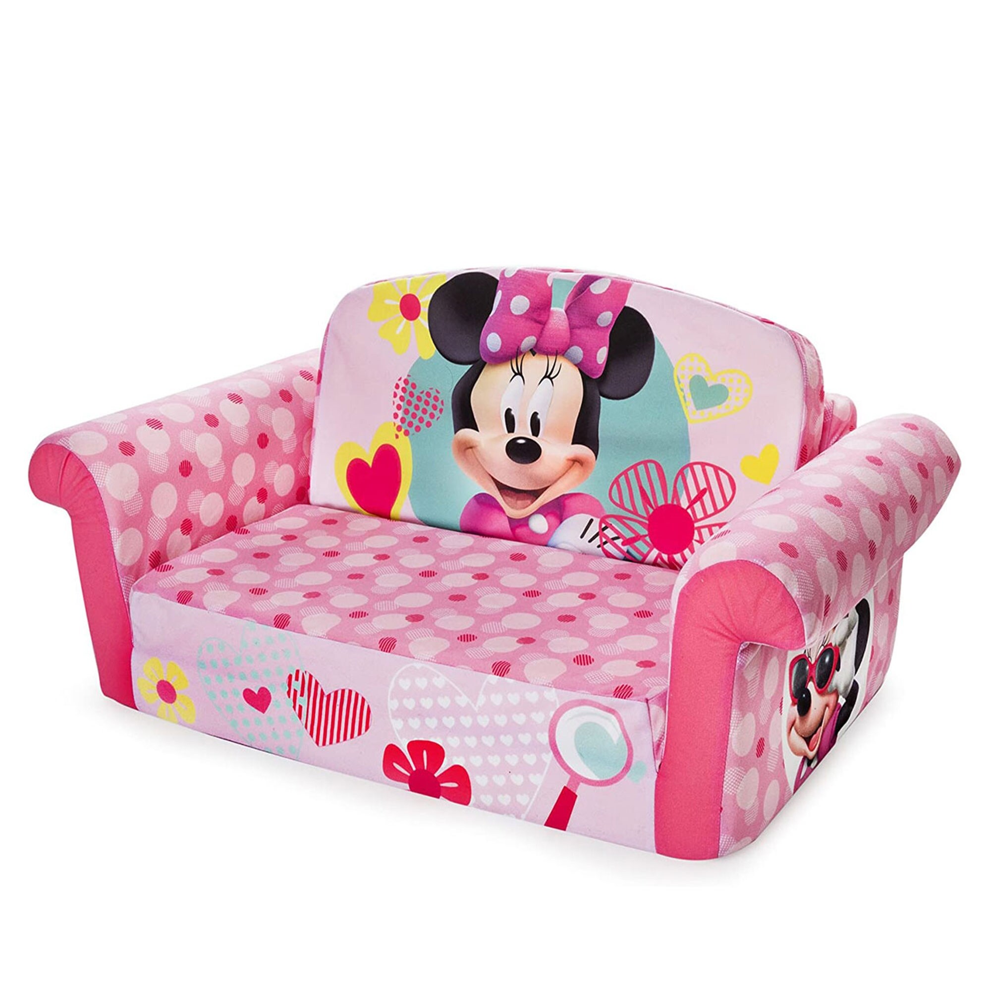 Marshmallow Furniture 2 in 1 Kids Flip Open Sofa Furniture Couch